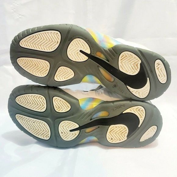 Nike Little Posite One KSA Rainbow Pixel (GS) Smoke Grey CU1054-001 Women 5.5 - Picture 6 of 9